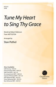 Tune My Heart to Sing Thy Grace SATB choral sheet music cover Thumbnail